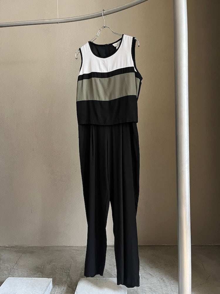 80s Line Design Jumpsuits