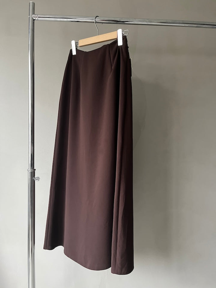 90s Polyester Brown Skirt