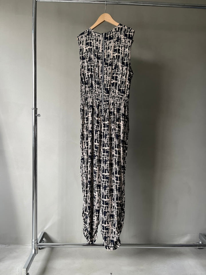 Wrap Abstract Jumpsuit