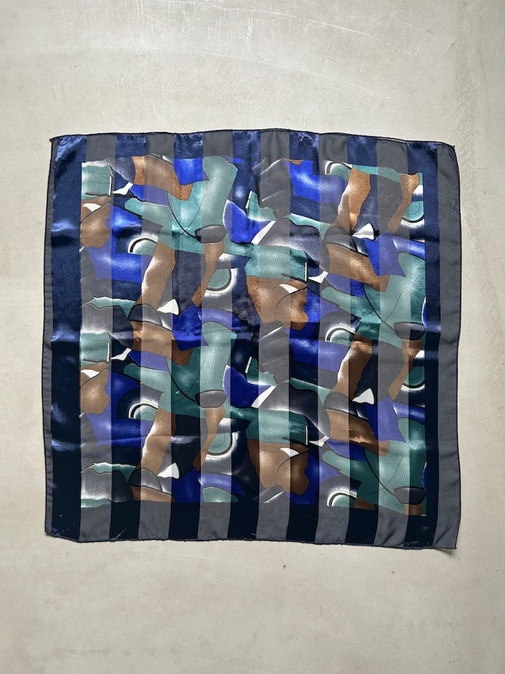 Vintage Scarf / Satin Stripe