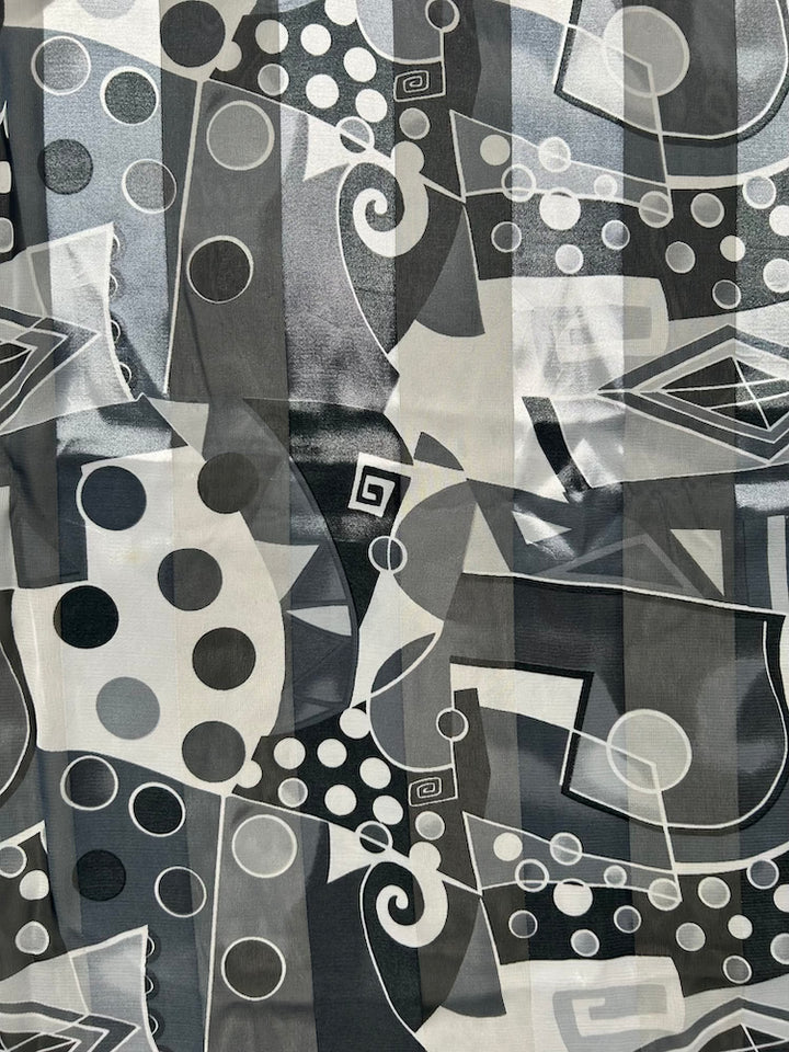 Vintage Scarf / Monochrome