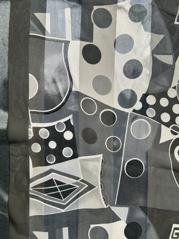 Vintage Scarf / Monochrome