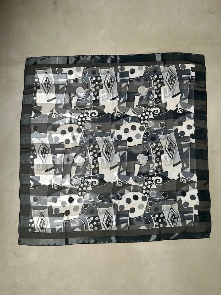 Vintage Scarf / Monochrome
