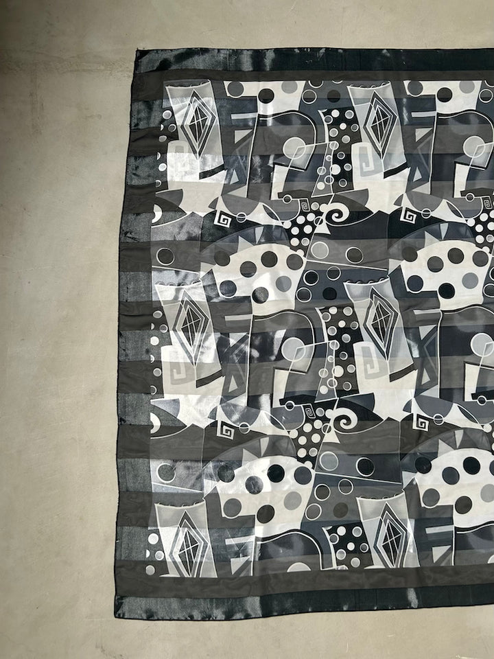 Vintage Scarf / Monochrome