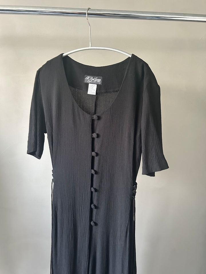 Side Lace Up All In One