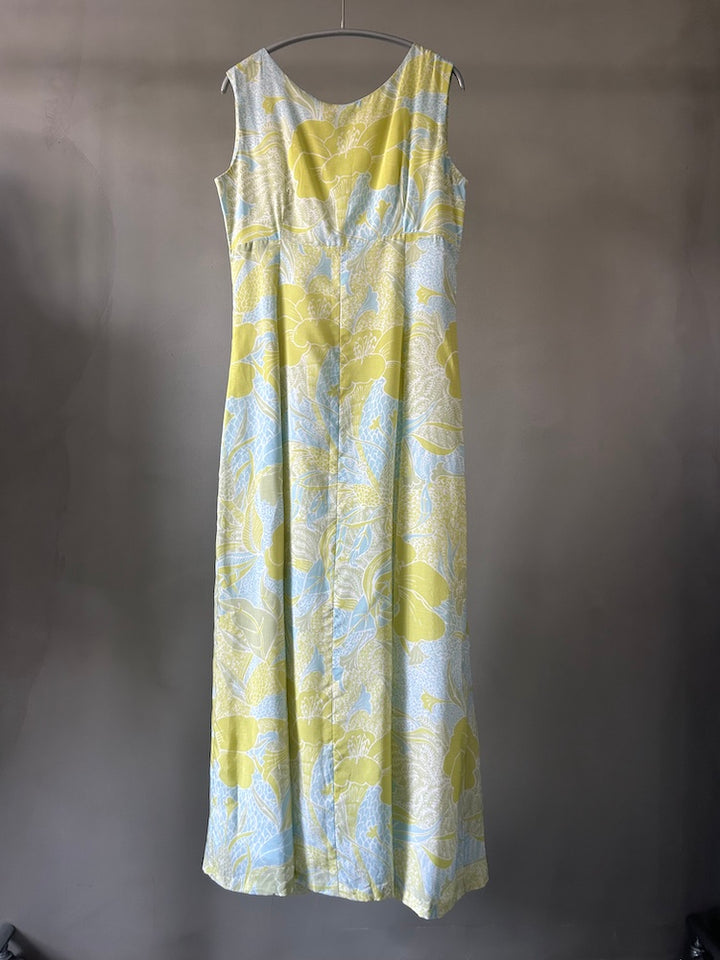 Sleeveless Lemon Flower Dress