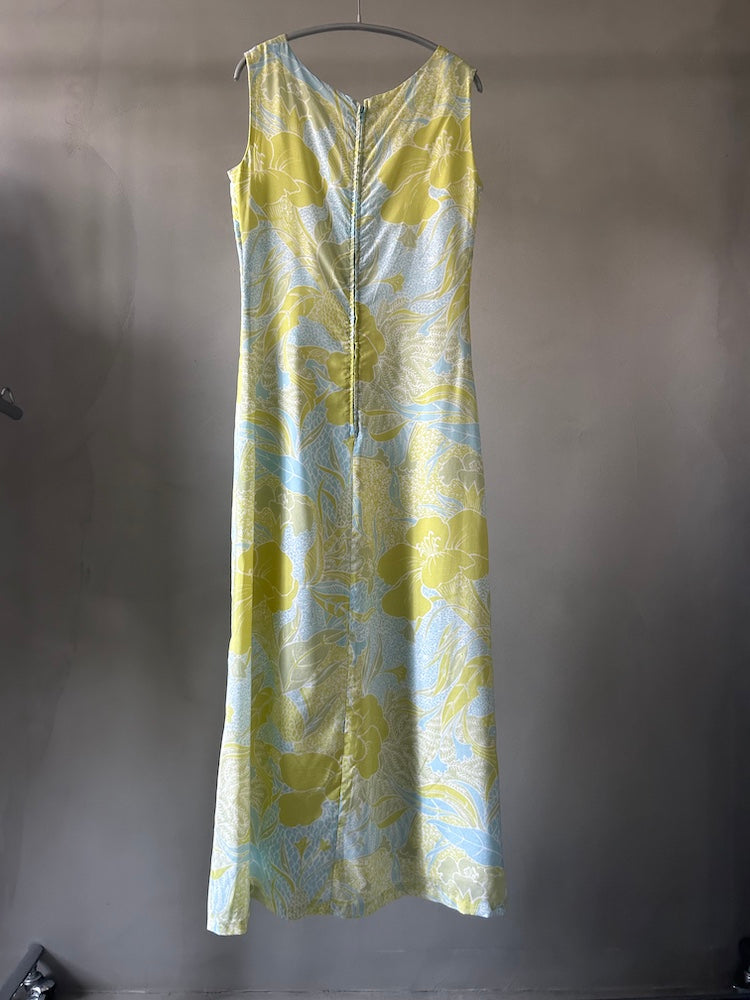 Sleeveless Lemon Flower Dress
