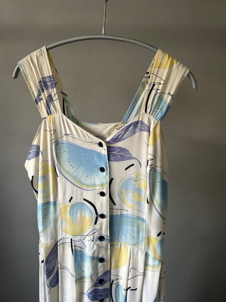 80s Summer Fruits Dress