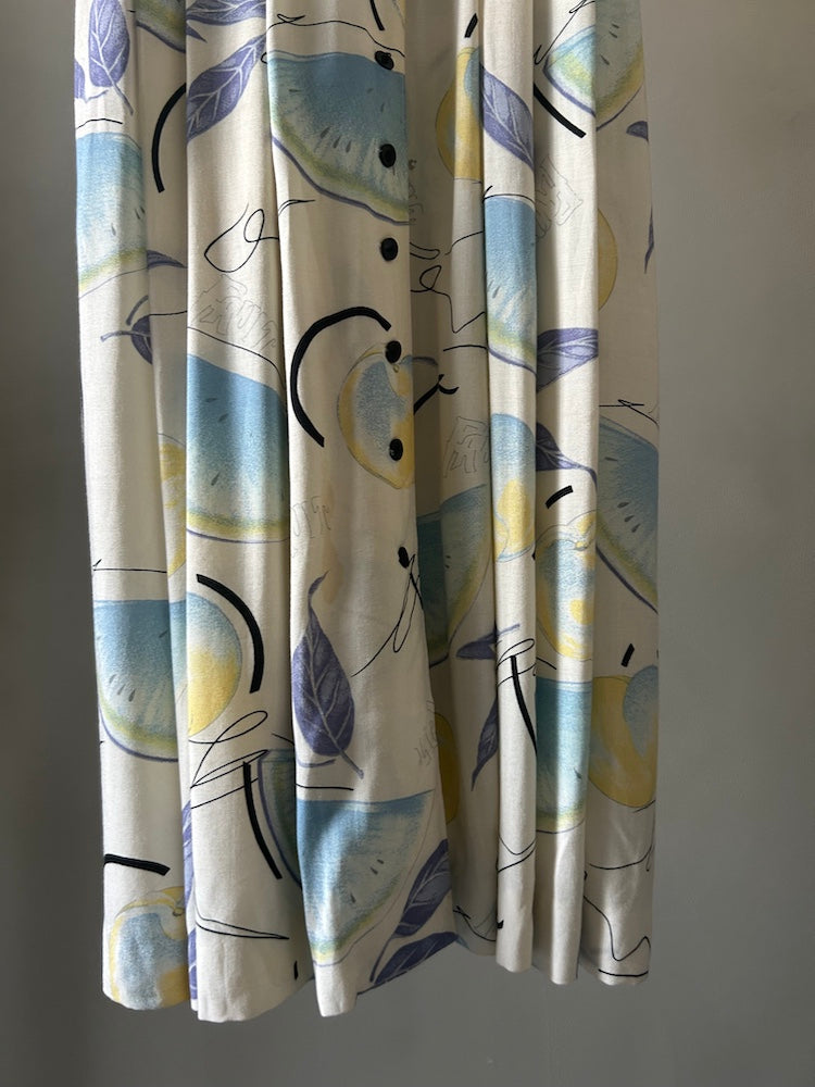 80s Summer Fruits Dress