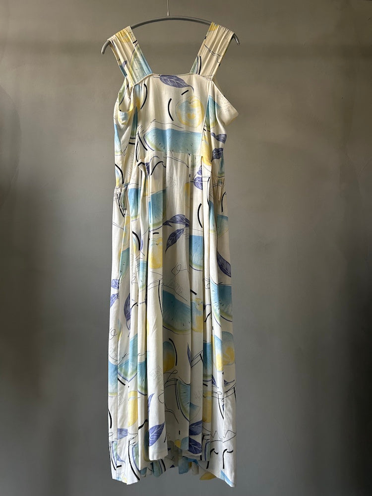 80s Summer Fruits Dress