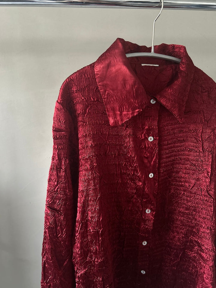 Random Pleats Shirt
