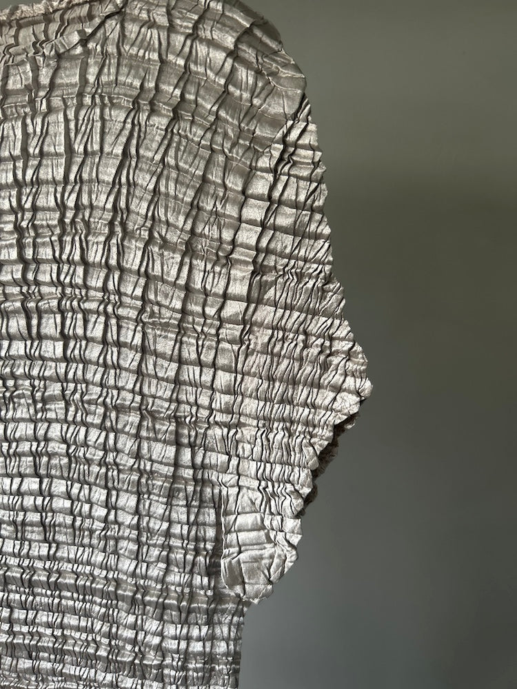 Pleats Champagne Top
