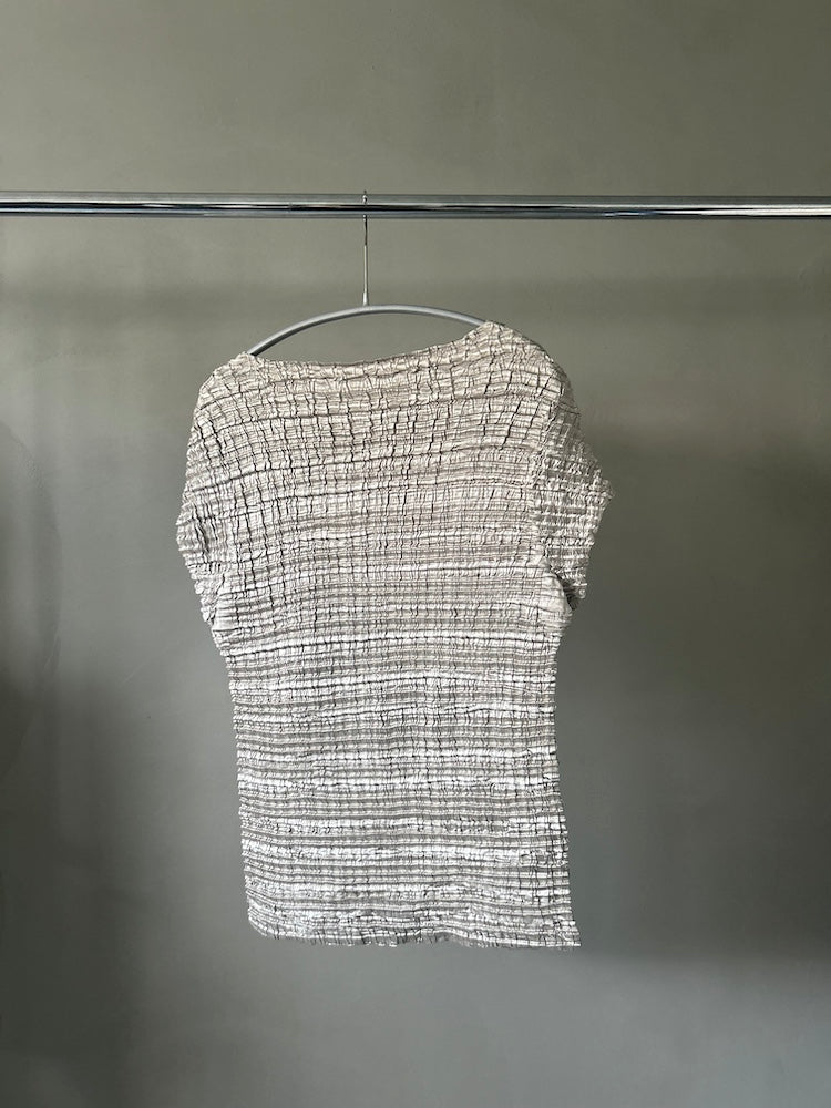 Pleats Champagne Top
