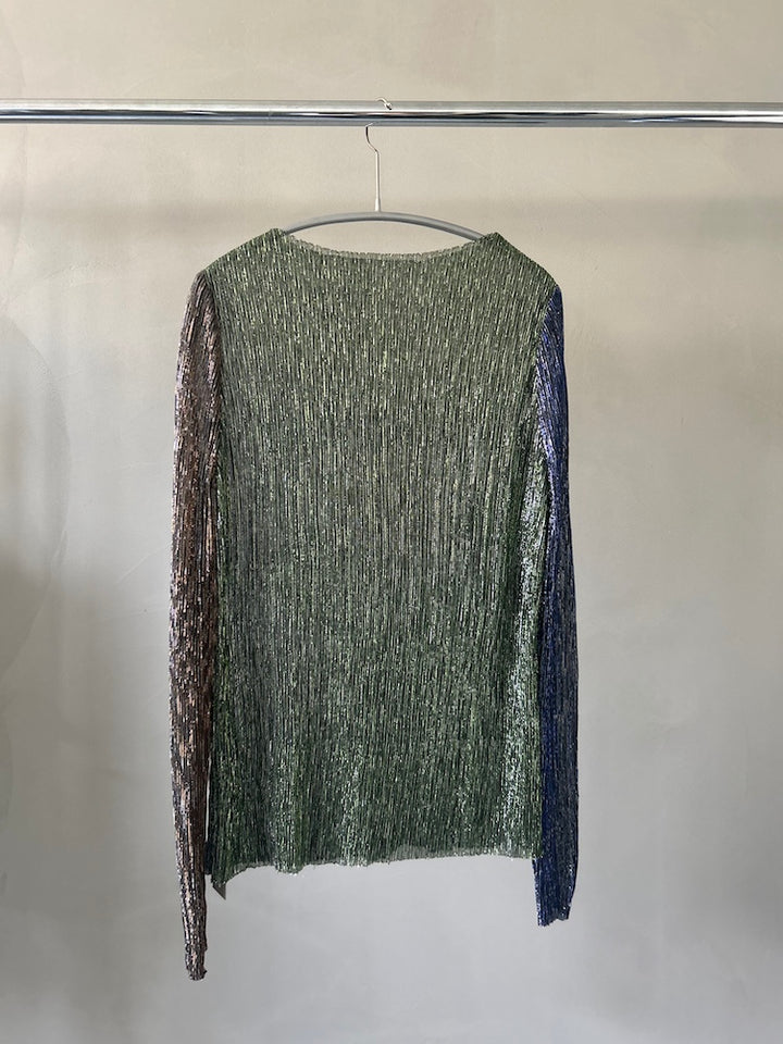 Pleats Lame Top