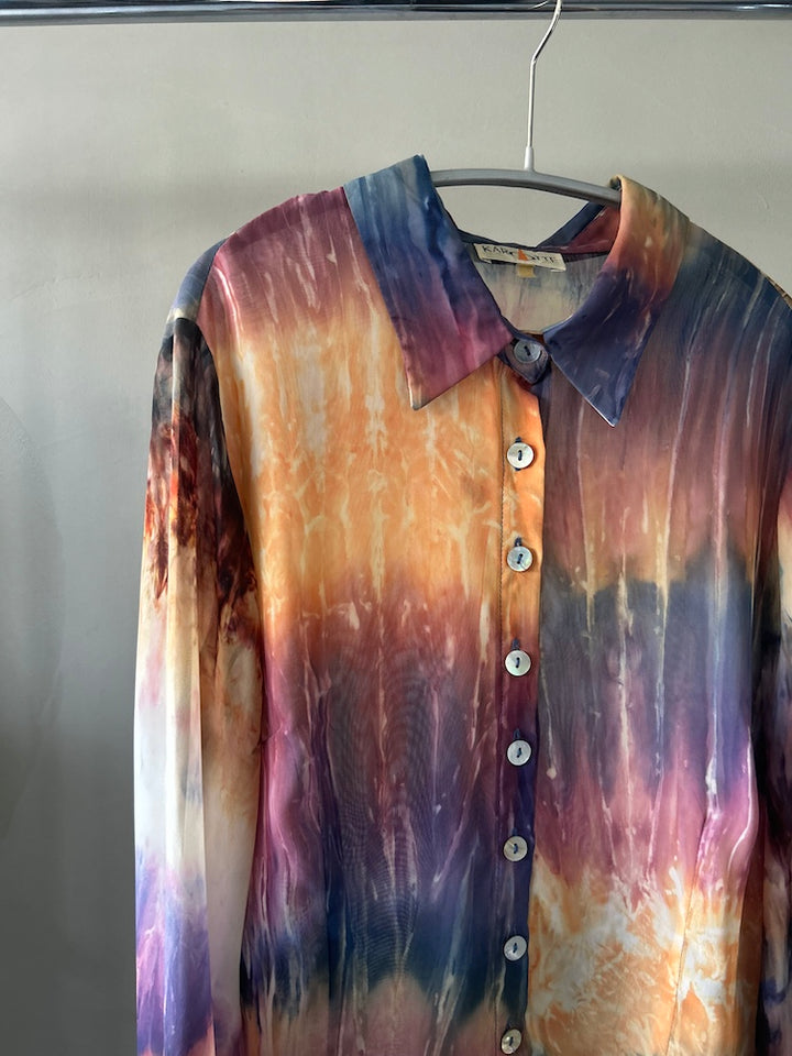 80s Gradation Sheer Shirt