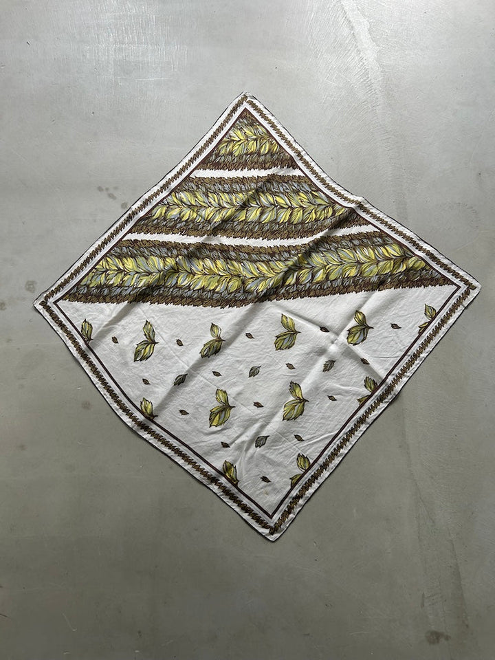 Vintage Scarf / Leaf