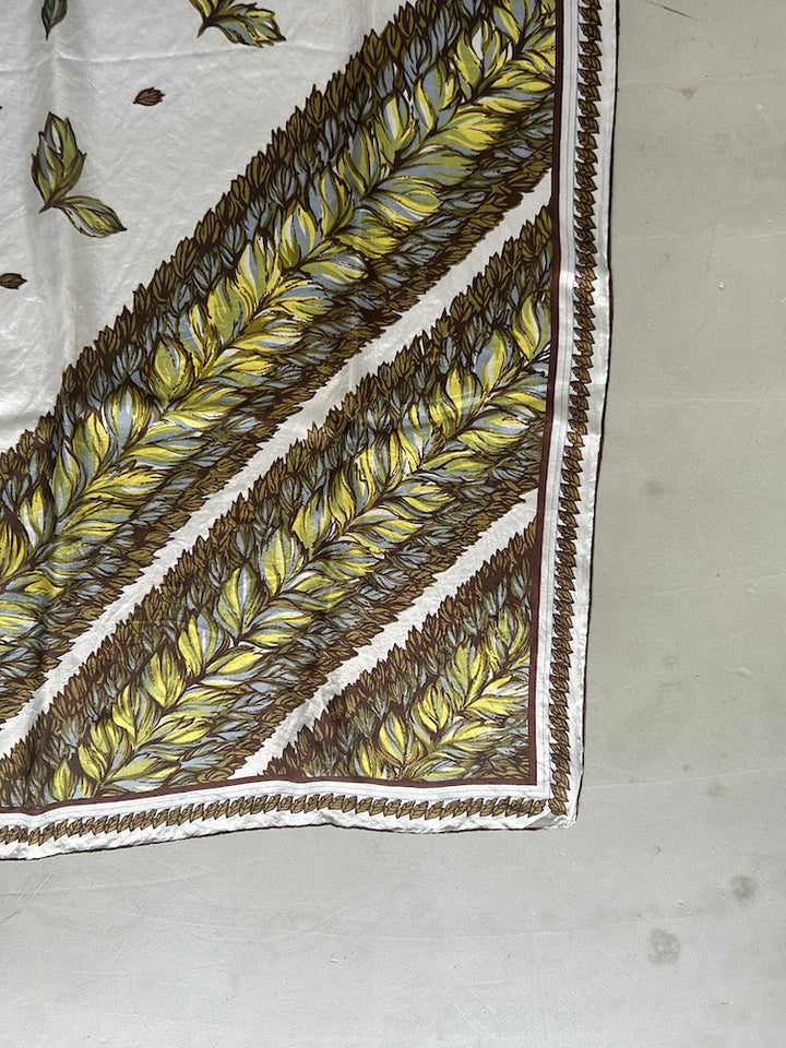 Vintage Scarf / Leaf