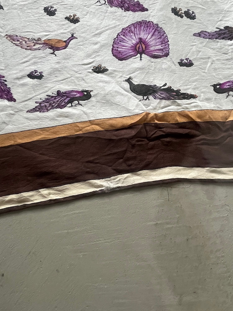 Vintage Scarf / Bird