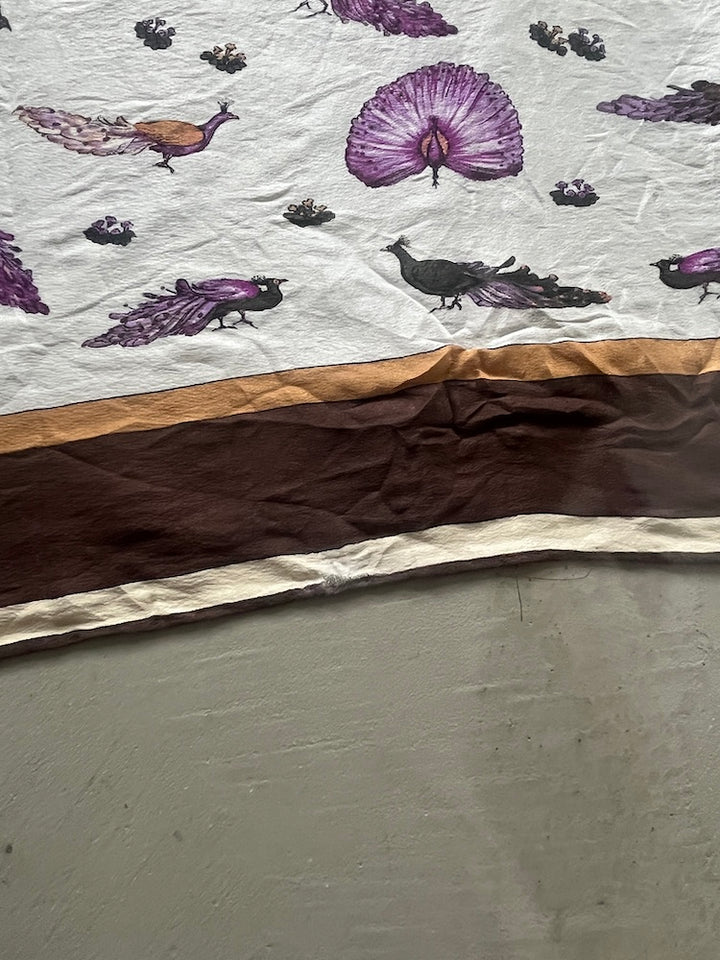 Vintage Scarf / Bird