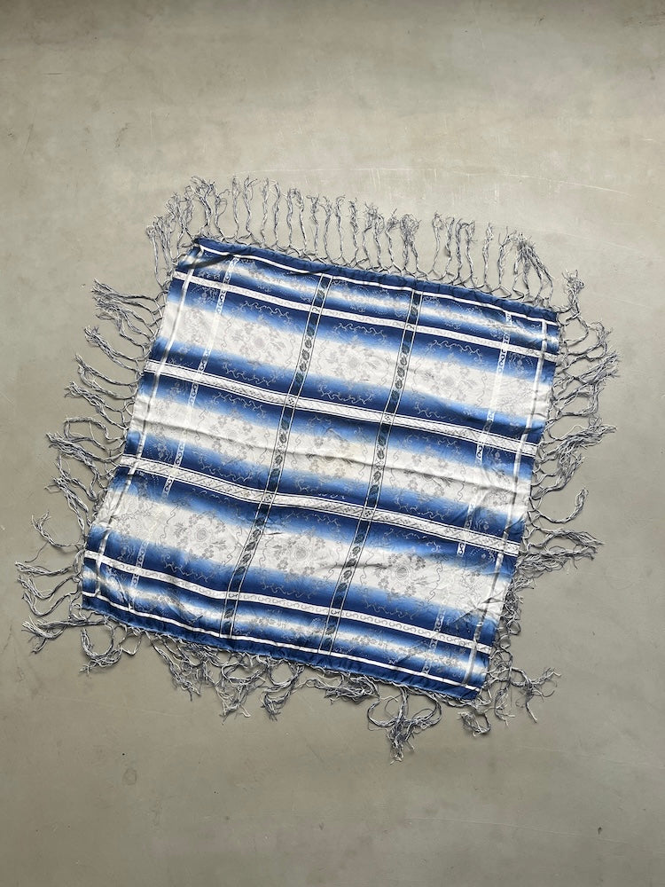 Vintage Scarf / Fringe Stripe