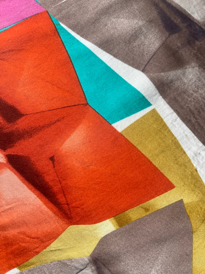 Vintage Scarf / Mulch Square