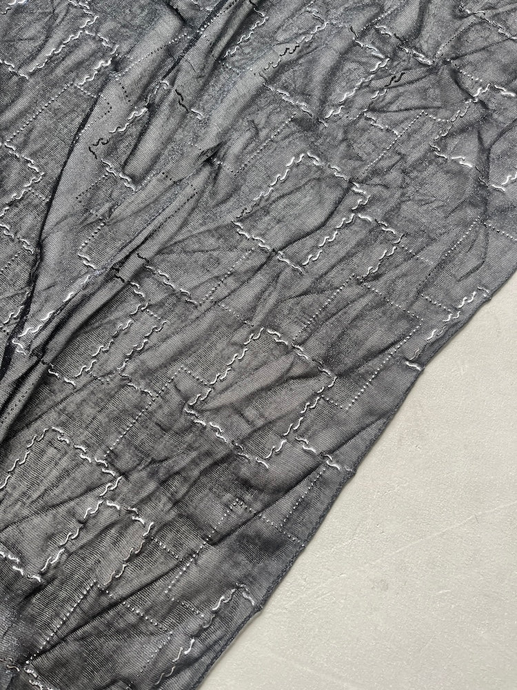 Vintage Scarf / Long Black