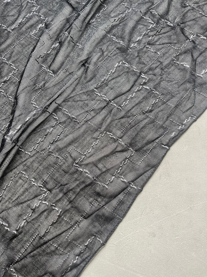 Vintage Scarf / Long Black