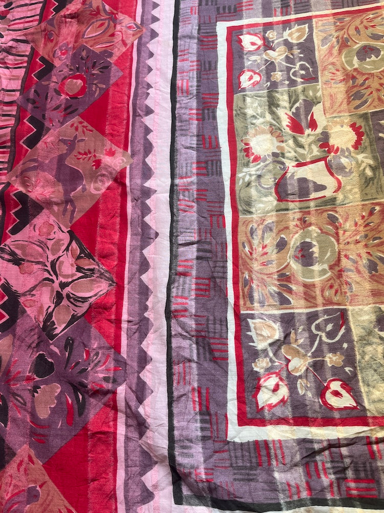 Vintage Scarf / Asian