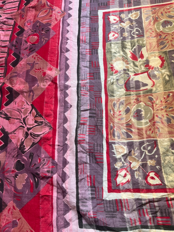Vintage Scarf / Asian