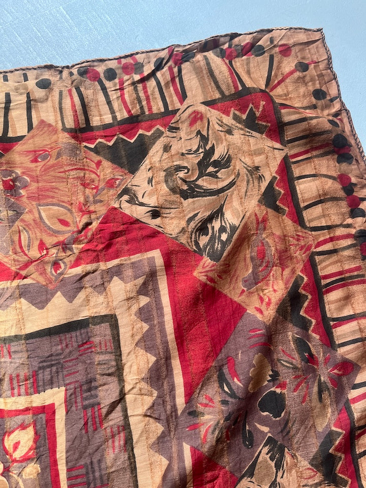 Vintage Scarf / Asian