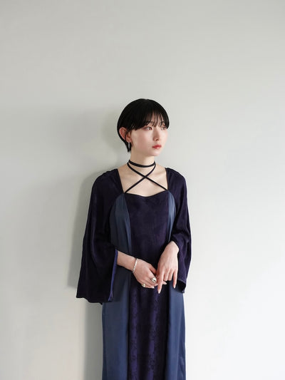 モデル身長：162cm / カラー：Navy