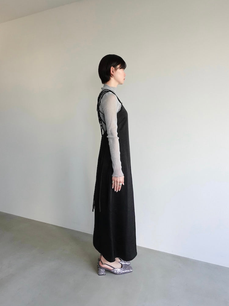 Back Cross Spaghetti Dress｜バッククロスドレス – MARTE