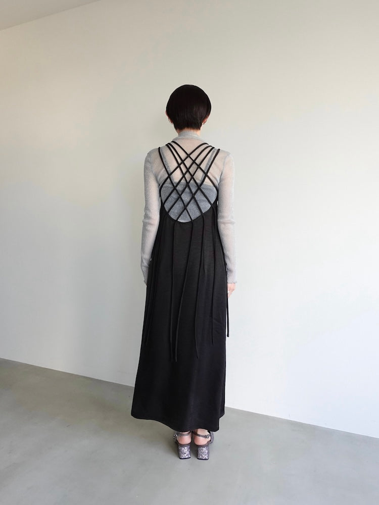 MARTE sa ha raBack Cross Spaghetti Dress