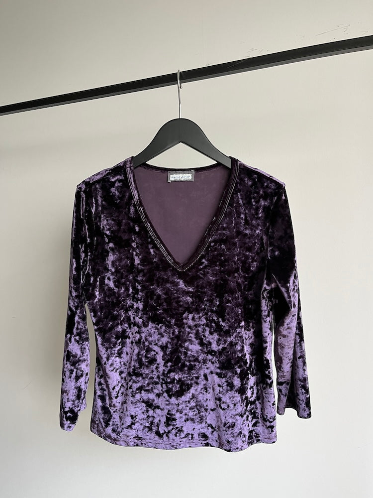 Grape Velour Tee