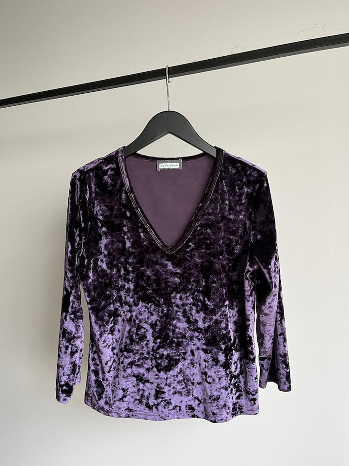Grape Velour Tee