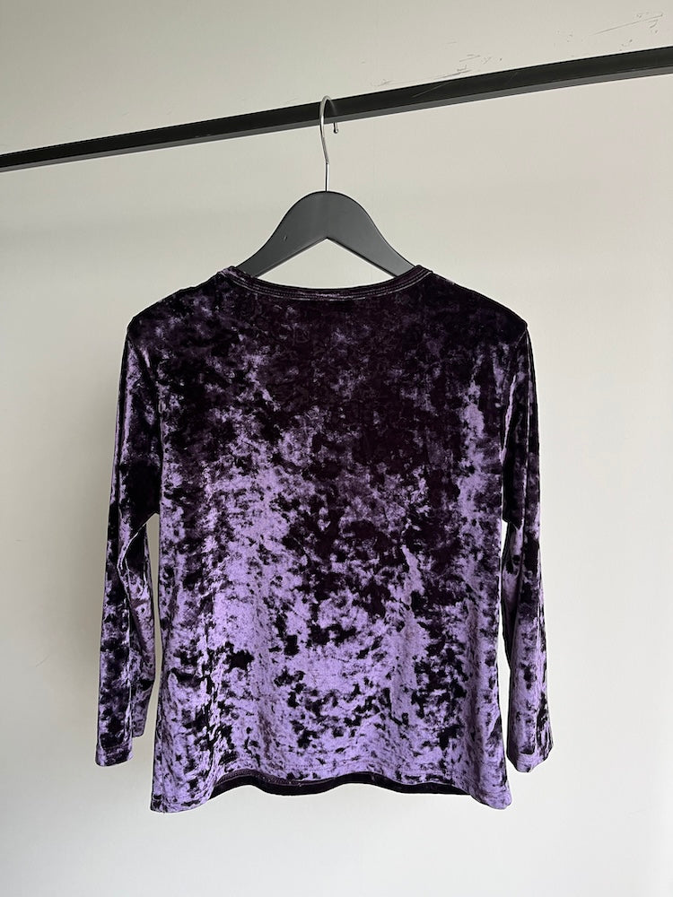 Grape Velour Tee