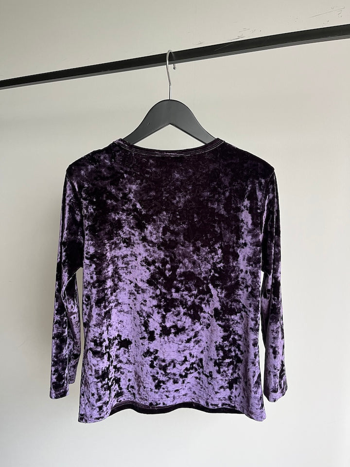 Grape Velour Tee