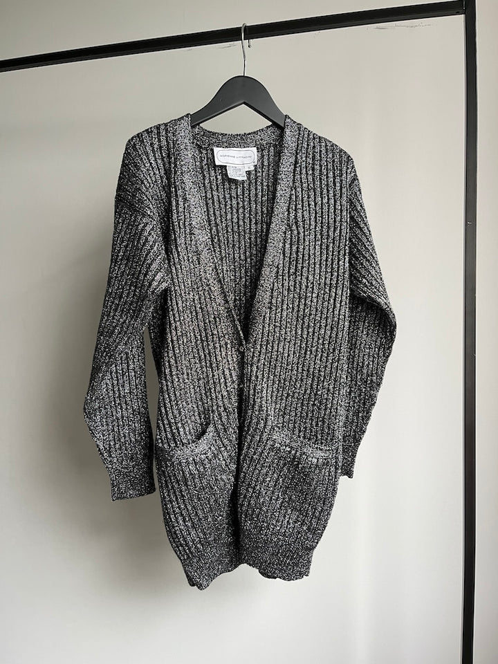 Silver Knit Cardigan