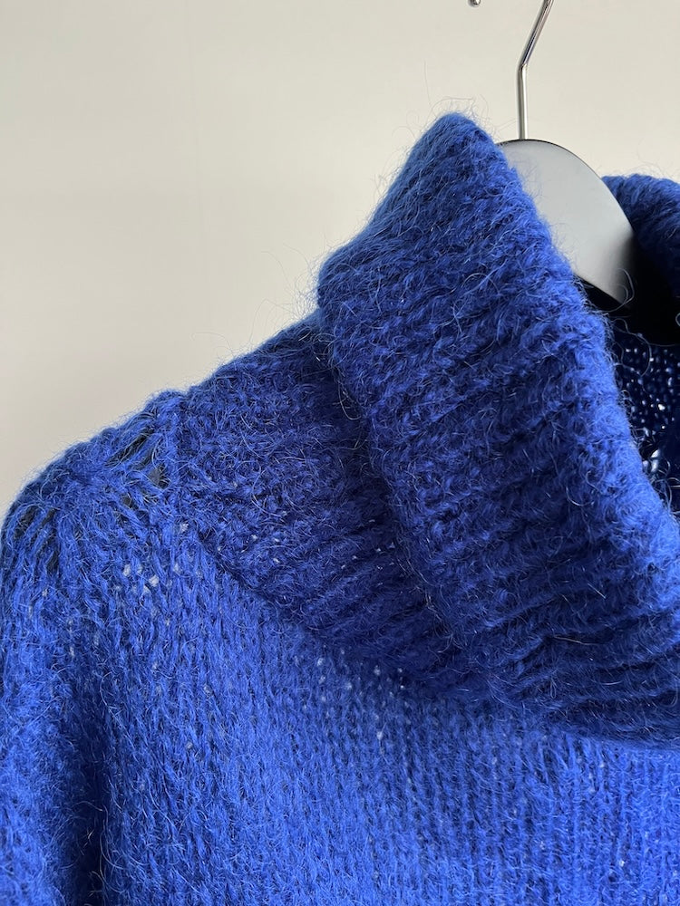 80s Royal Blue Over Knit