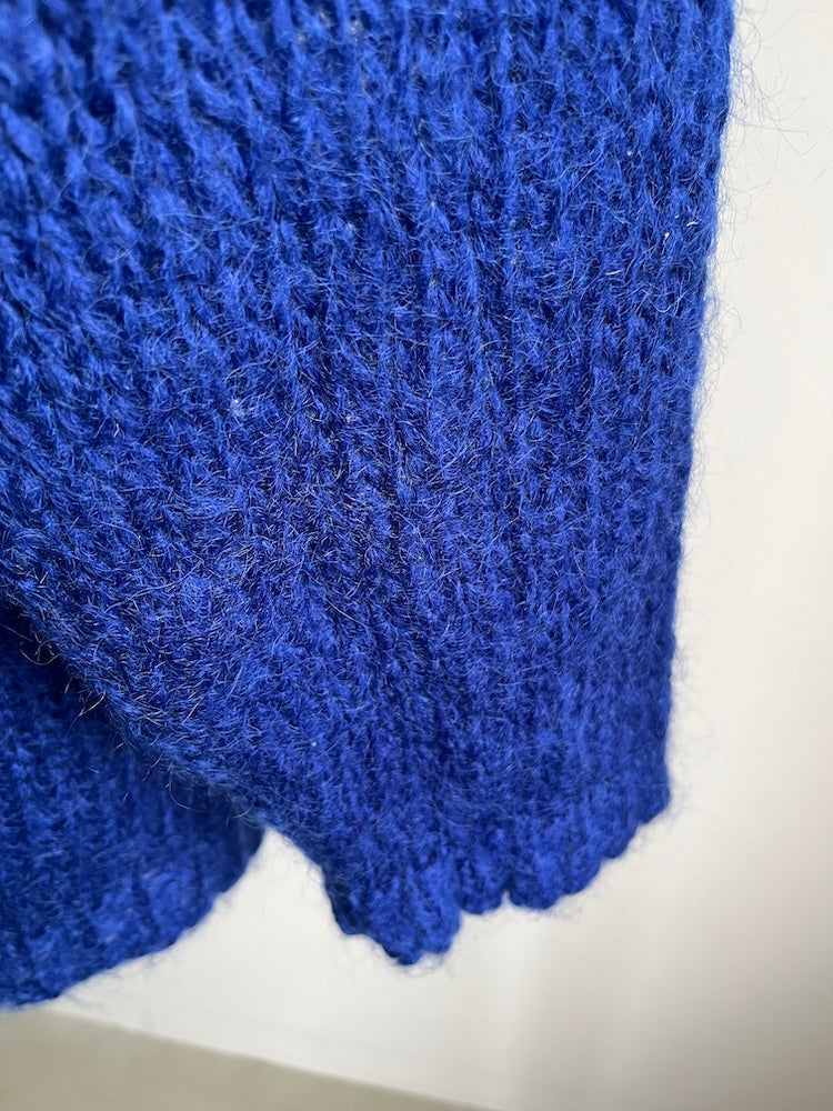 80s Royal Blue Over Knit