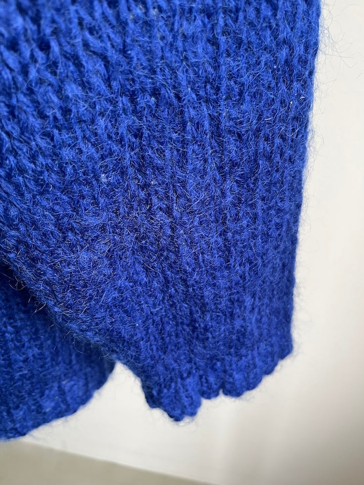 80s Royal Blue Over Knit