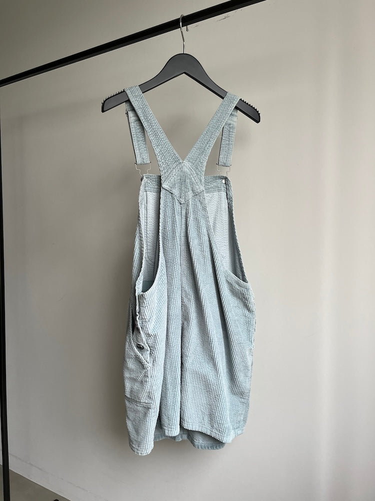 Corduroy Salopette / Sky