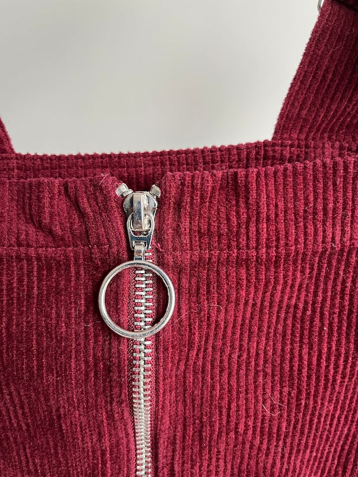 Corduroy Salopette / Wine