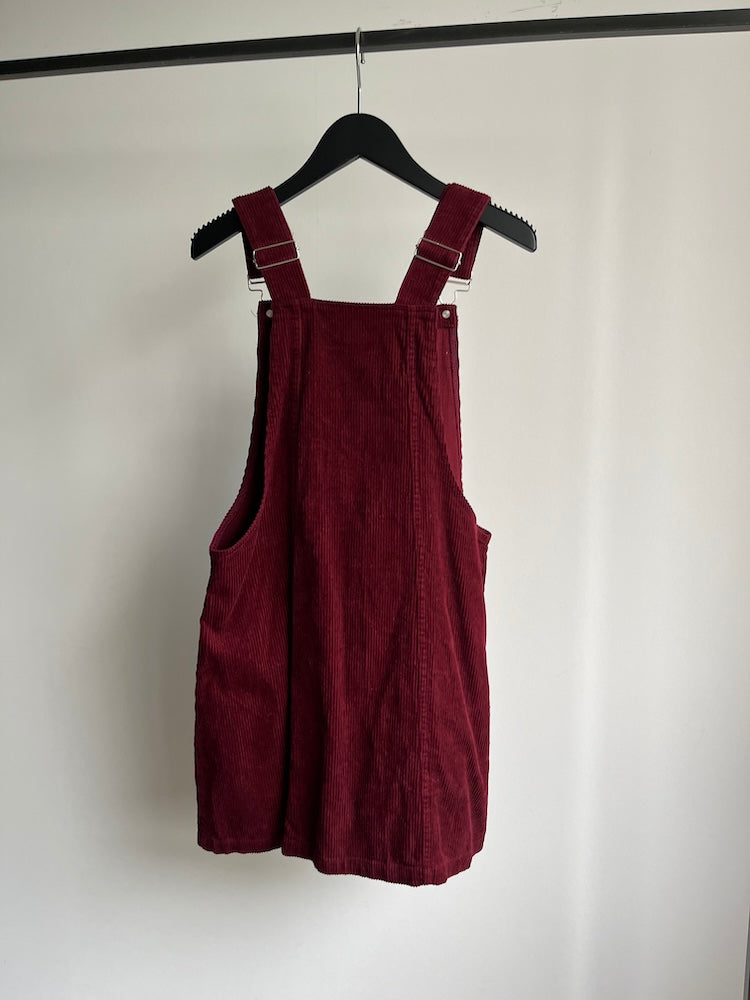 Corduroy Salopette / Wine