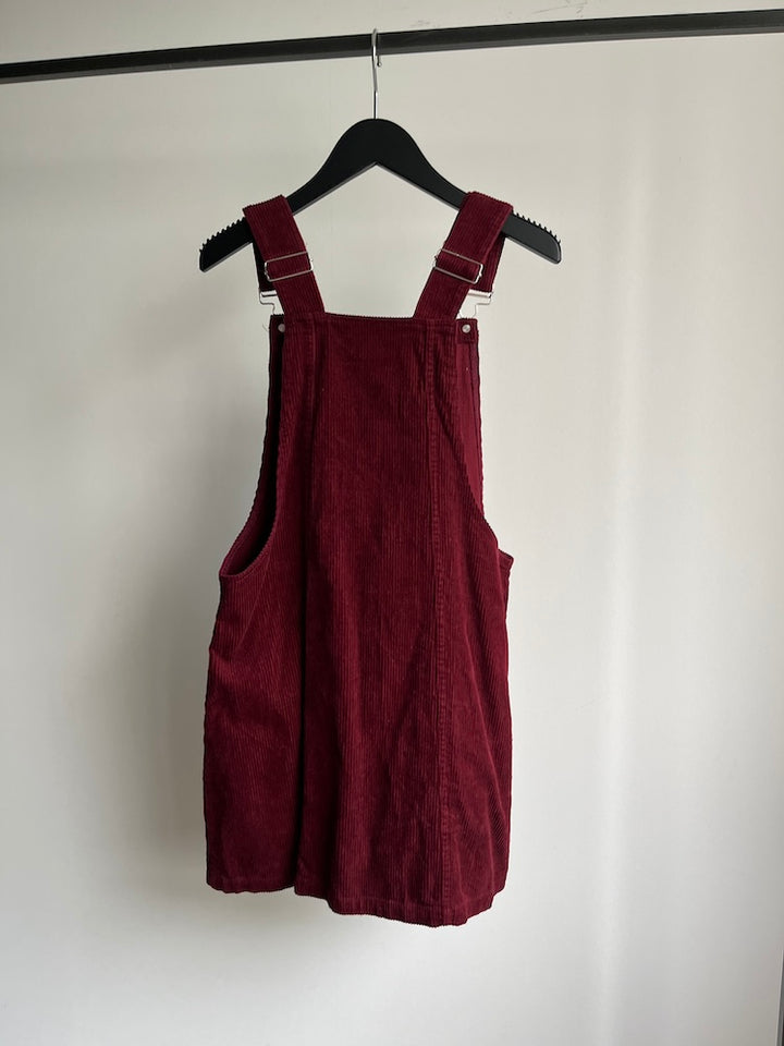 Corduroy Salopette / Wine