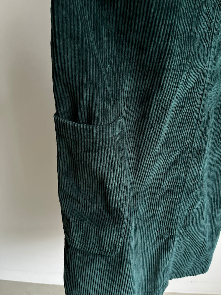 Corduroy Salopette / Green