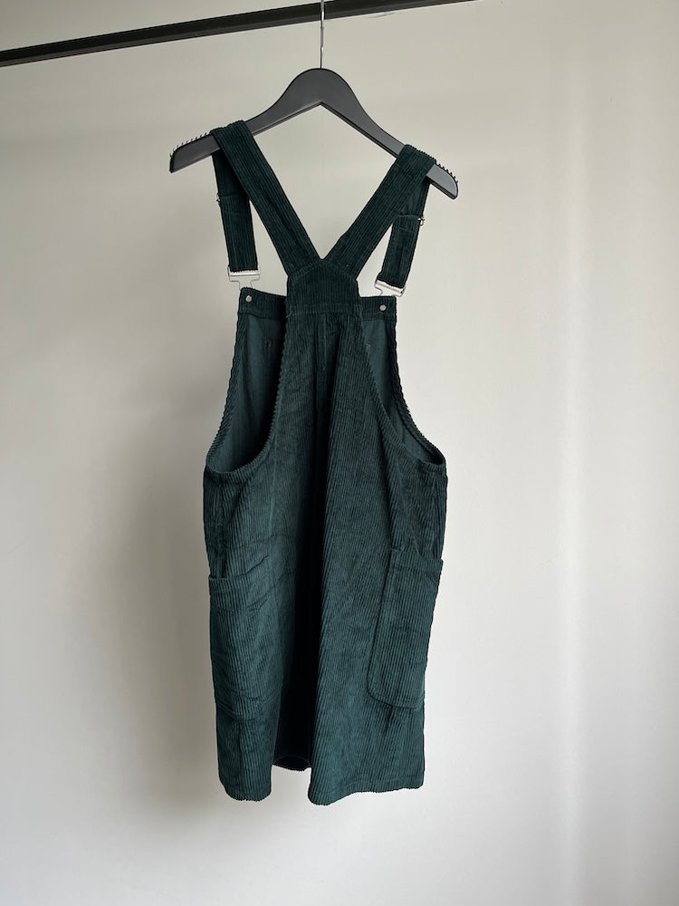Corduroy Salopette / Green