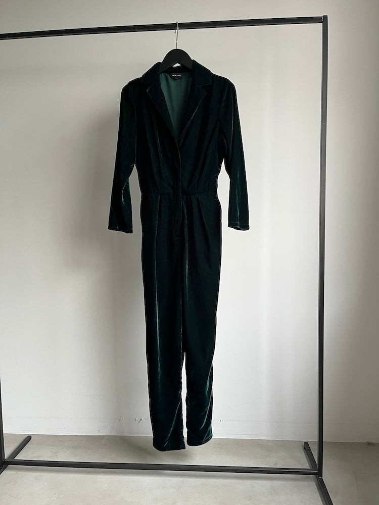 Green Velour All-in-one