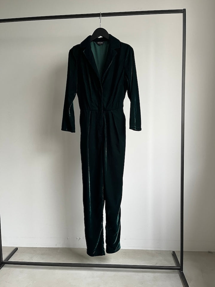 Green Velour All-in-one