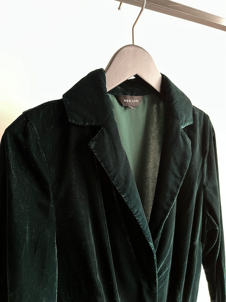 Green Velour All-in-one